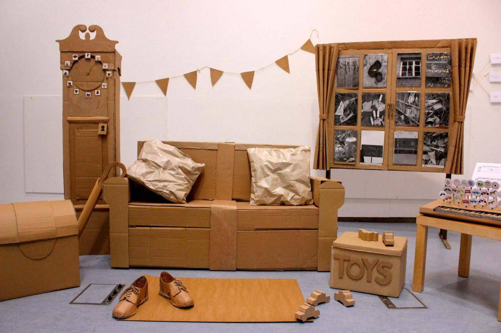 Мебель из картона: как сделать своими руками, мастер-классы, шкаф и столик, детская мебель
