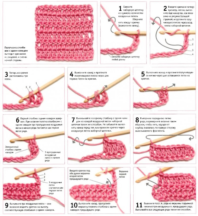 Вязание с2с крючком для начинающих схемы с подробным