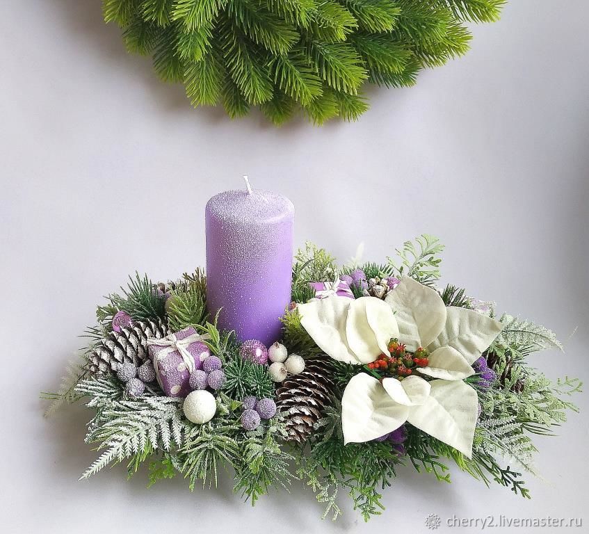 24 новогодних композиций: фото, мастер классы