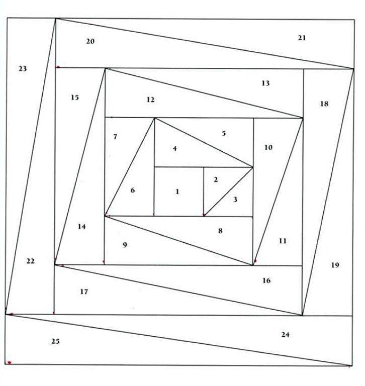 Скоростной метод сборки лоскутных блоков из прямоугольников-мк - лоскутное шитьё - страна мам