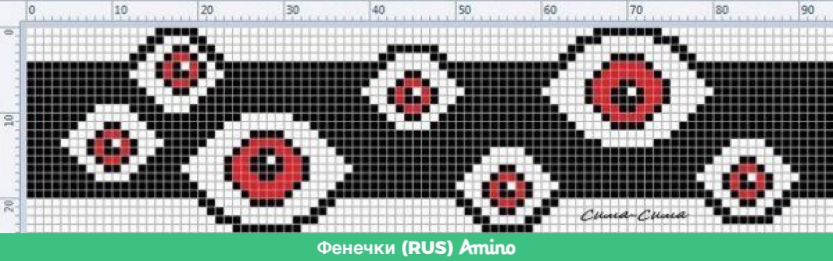 Браслет из бисера с черепом схема