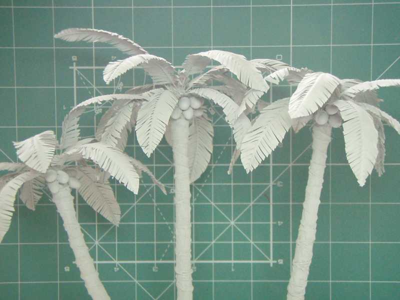 Оригами в начальной школе. мастер-класс с пошаговыми фото «слон под пальмой»