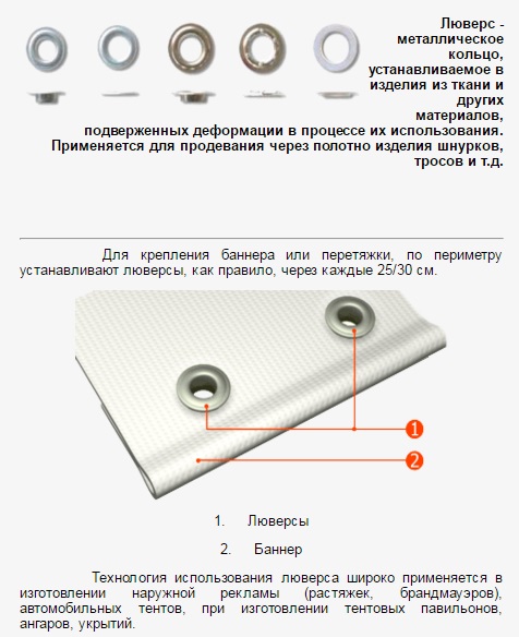 Монтаж люверсов своими руками