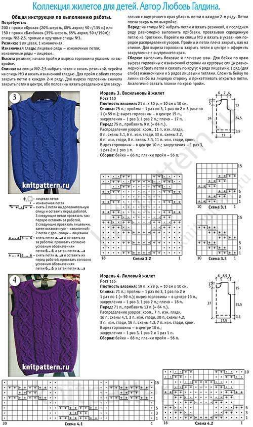 7 моделей пуловера спицами для девочки с описанием, схемами и видео мк