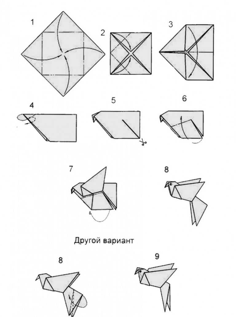 Оригами пошагово картинки