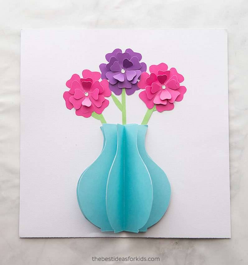 Ваза из бумаги своими руками, как сделать оригами вазу из бумаги для детей, схемы и шаблоны