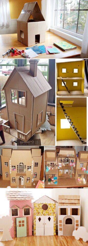 Кукольный домик из картона своими руками: фото, схемы, чертежи с размерами