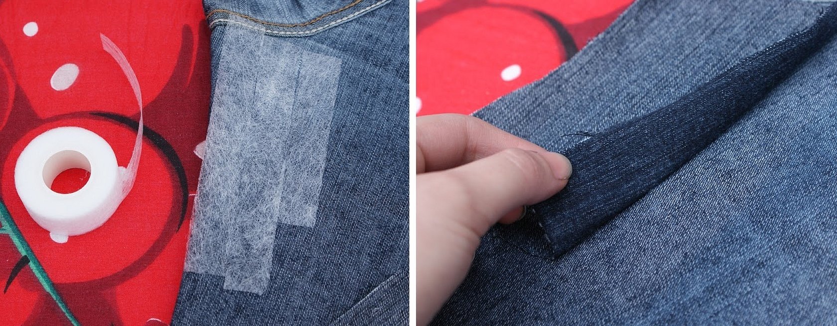 Как приклеить паутинку на ткань утюгом, как использовать для ремонта одежды и подгибки брюк