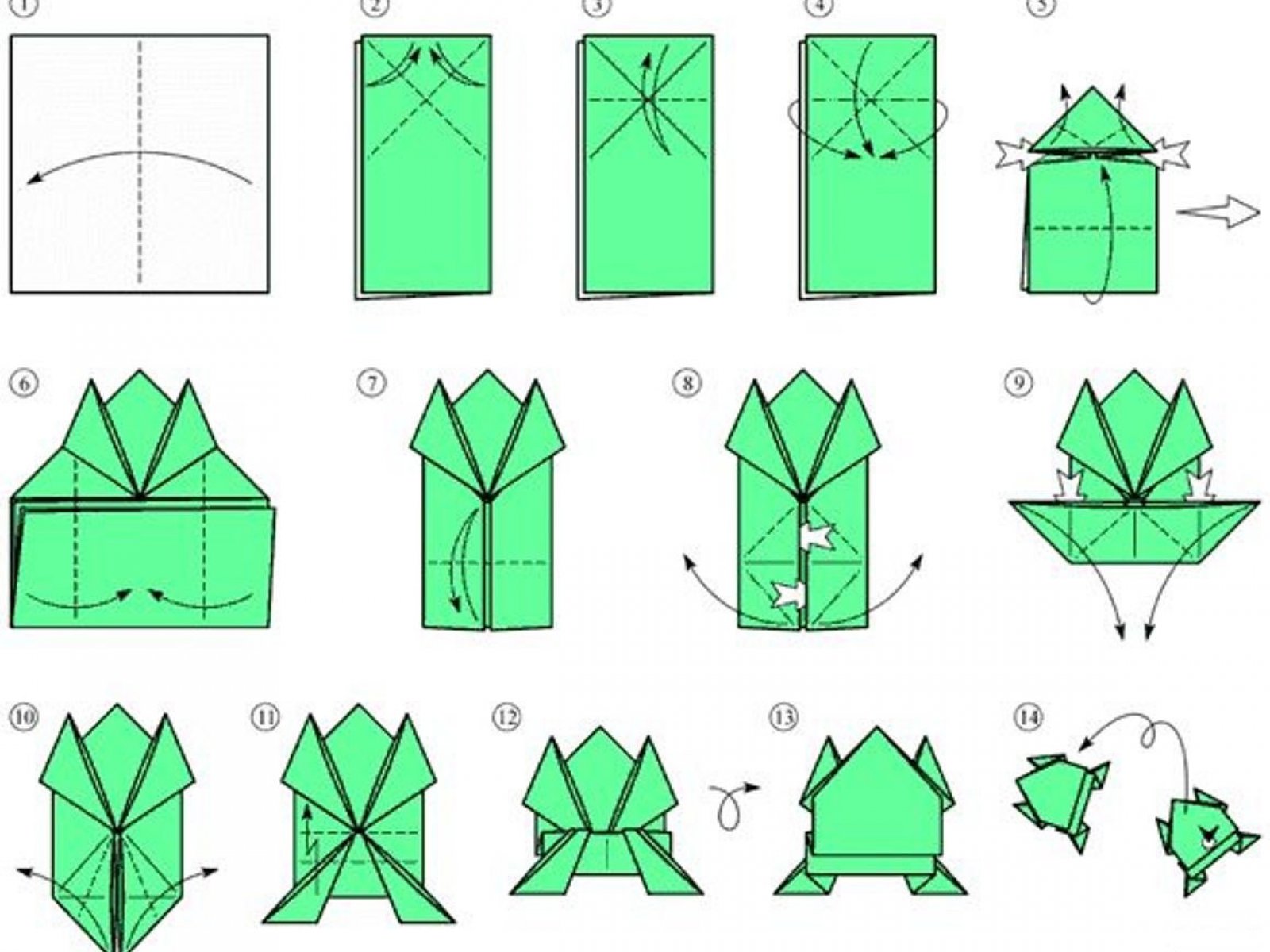 Как сделать лягушку из бумаги: фото, видео с инструкцией, примеры, схемы