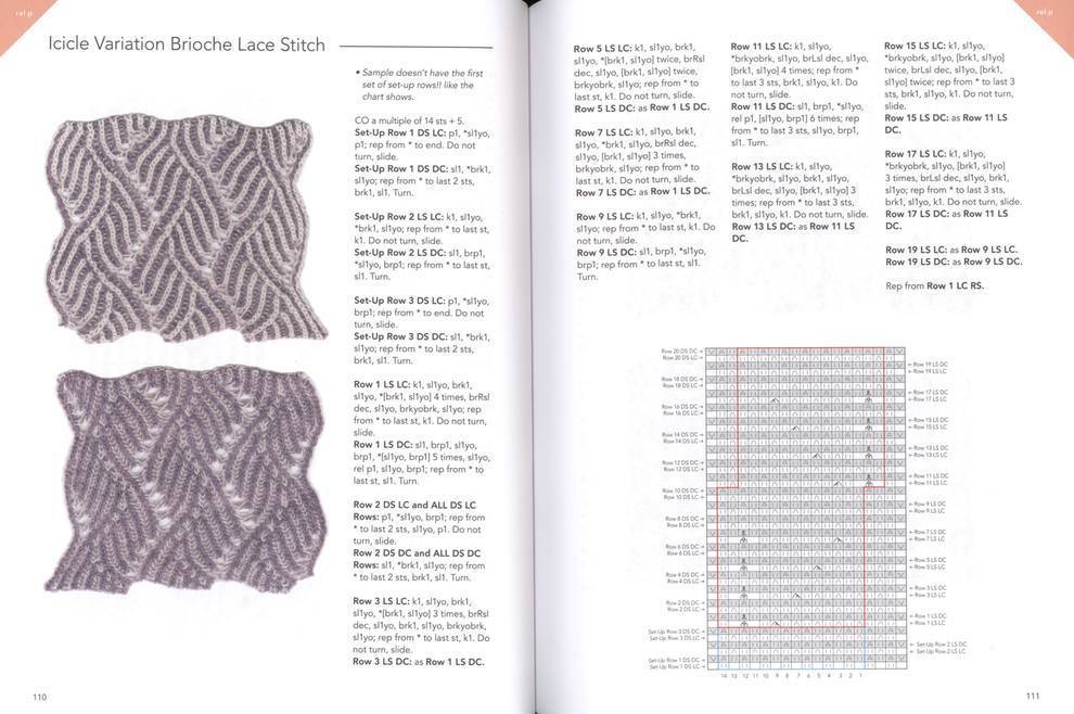 Вязание в технике бриошь и узор бриошь, brioche knitting, техника brioche knitting для начинающих видео