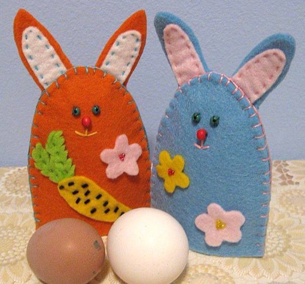 Пасхальные яйца из флиса и другие сувениры своими руками