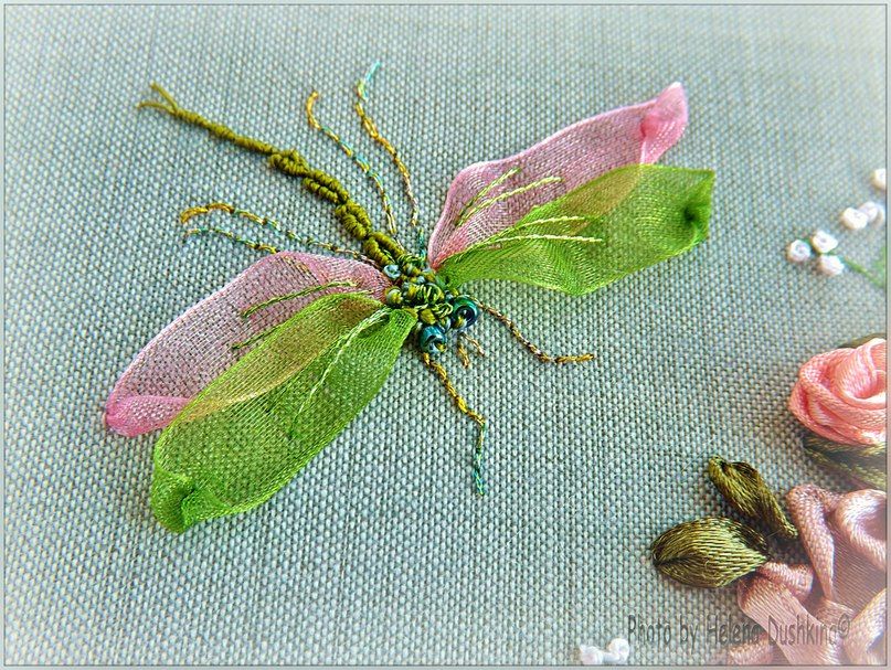 Бабочка из лент своими руками: вышивка и мастер класс с видео