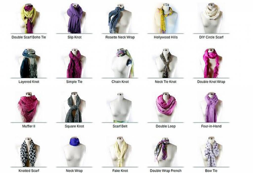 Как завязать шарф на шее. способы завязать шарф, схемы и фото | skarletta.ru