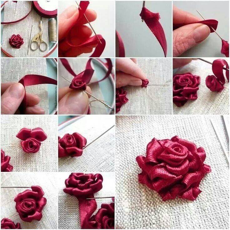 Как сделать цветы из ткани — простая инструкция, схемы и шаблоны, советы в выборе ткани для создания своими руками