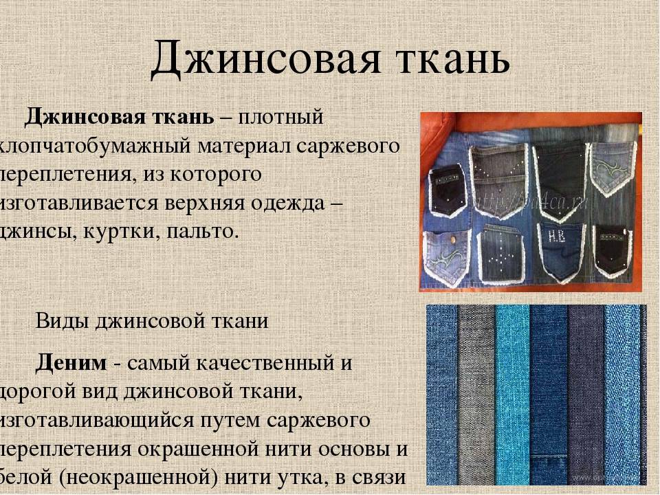 Виды джинсовой ткани фото и название