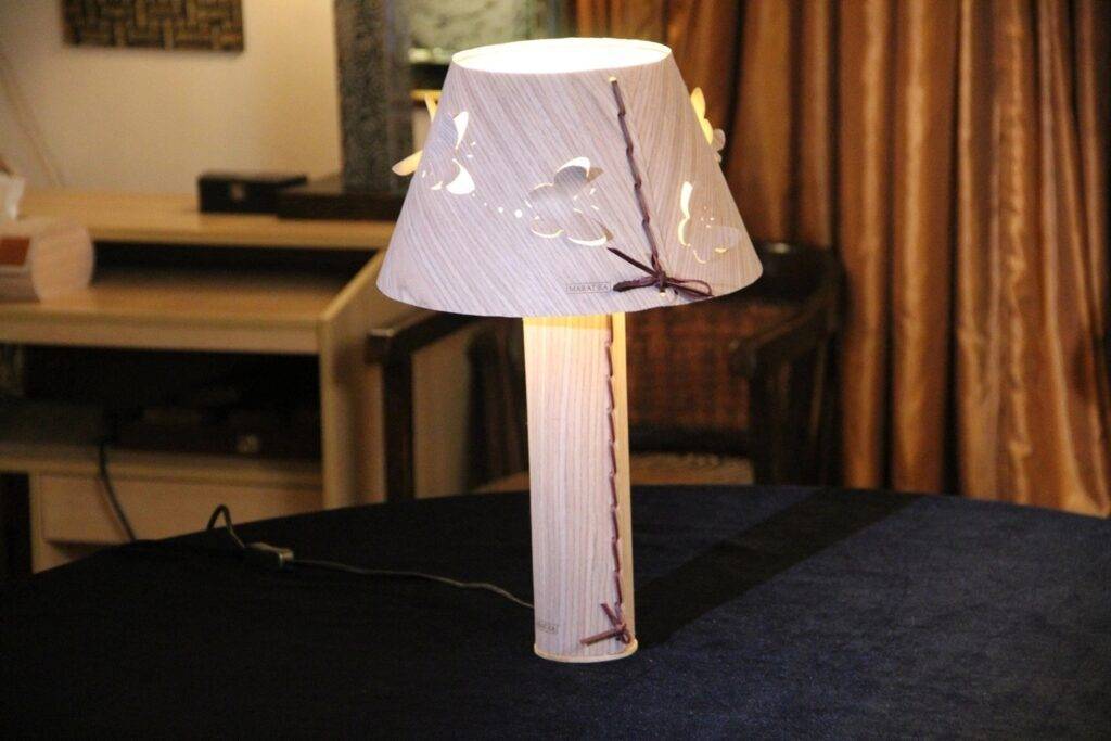 Как сделать абажур для настольной лампы своими руками - интересные мастер-классы с фото примерами