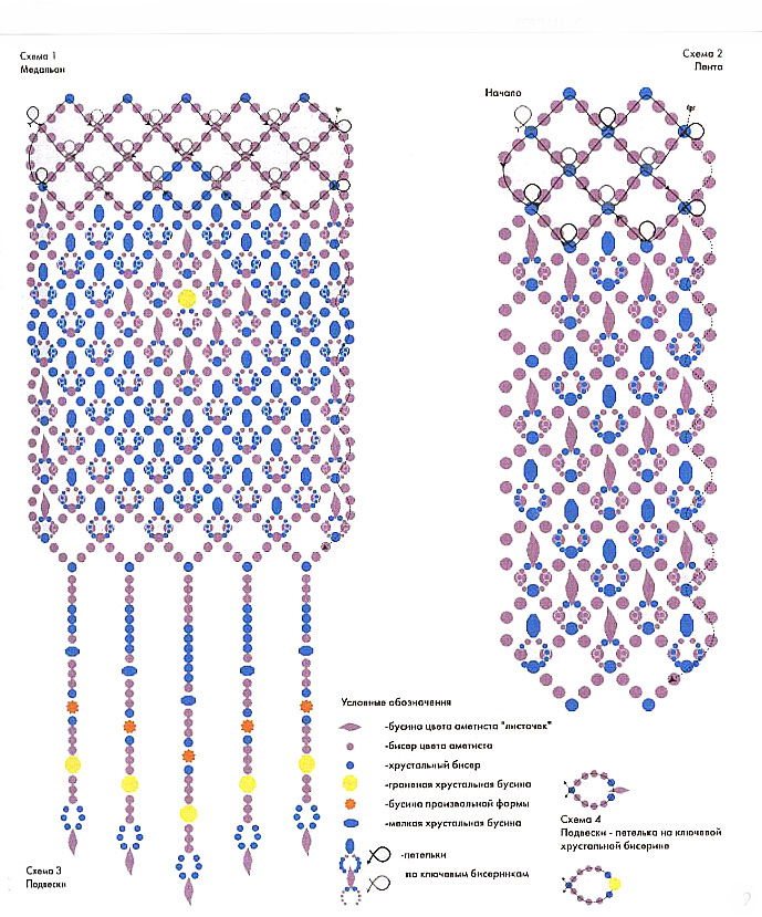 Станочное бисероплетение схемы