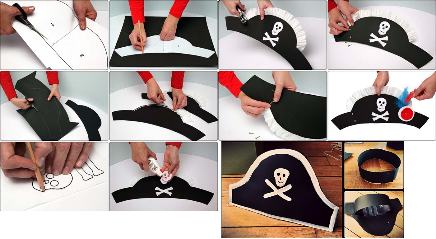 Пиратская шапка своими руками