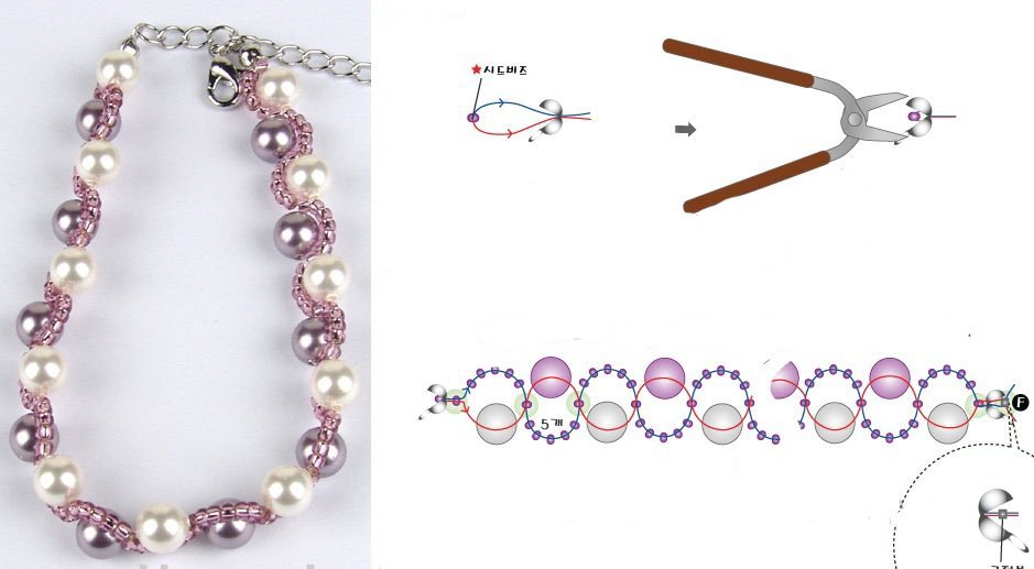Схемы плетения браслетов из бисера своими руками: красивые браслеты для начинающих