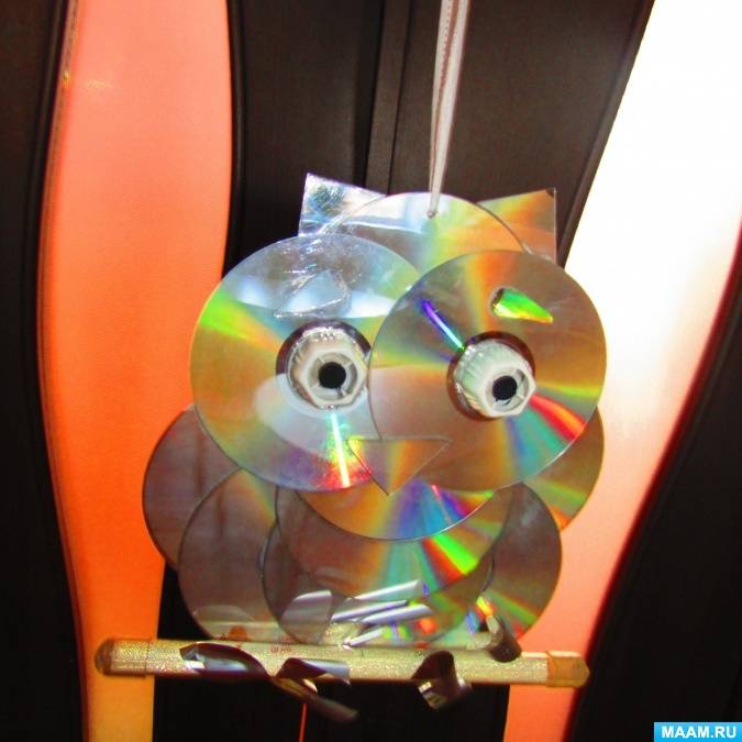 Поделки из компьютерных cd дисков - 71 фото идея необычных поделок из компакт-дисков