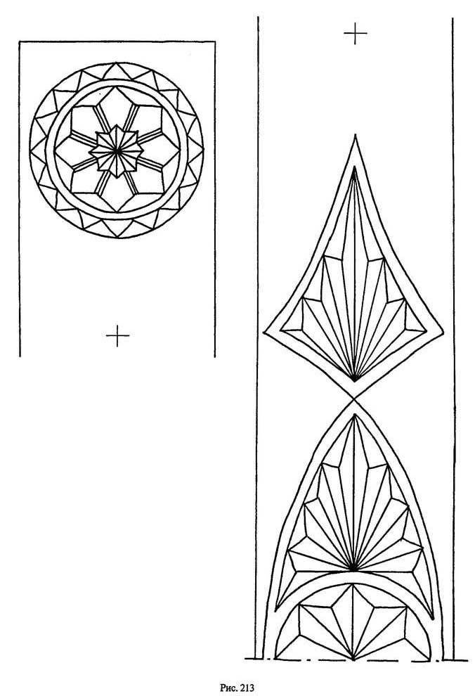 Рисунки для геометрической резьбы по дереву - дачныйуголок