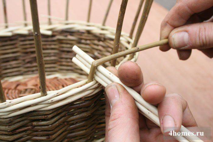 Плетение из ивы своими руками: подготовка ивовой лозы, схема изготовления корзины для начинающих