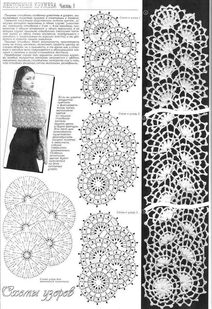 Безотрывное вязание крючком схемы и описание фото журнал дуплет