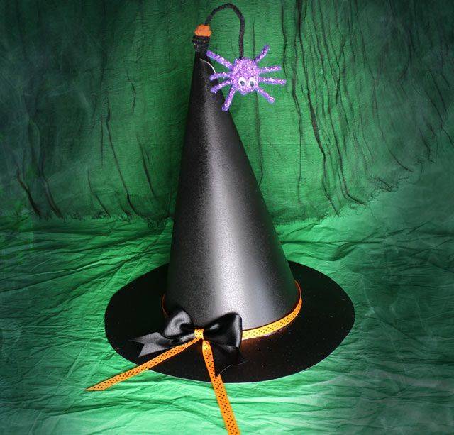 Шляпа ведьмы на хэллоуин своими руками +50 фото и мастер-классы