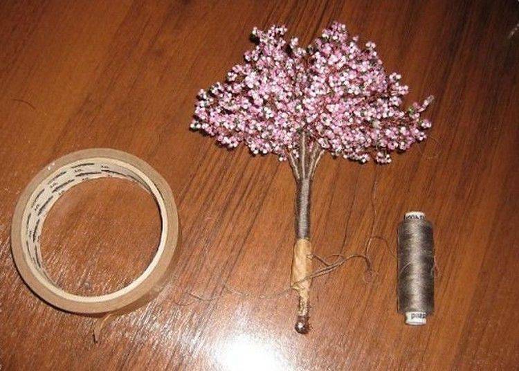 Как сделать ствол для дерева из бисера своими руками