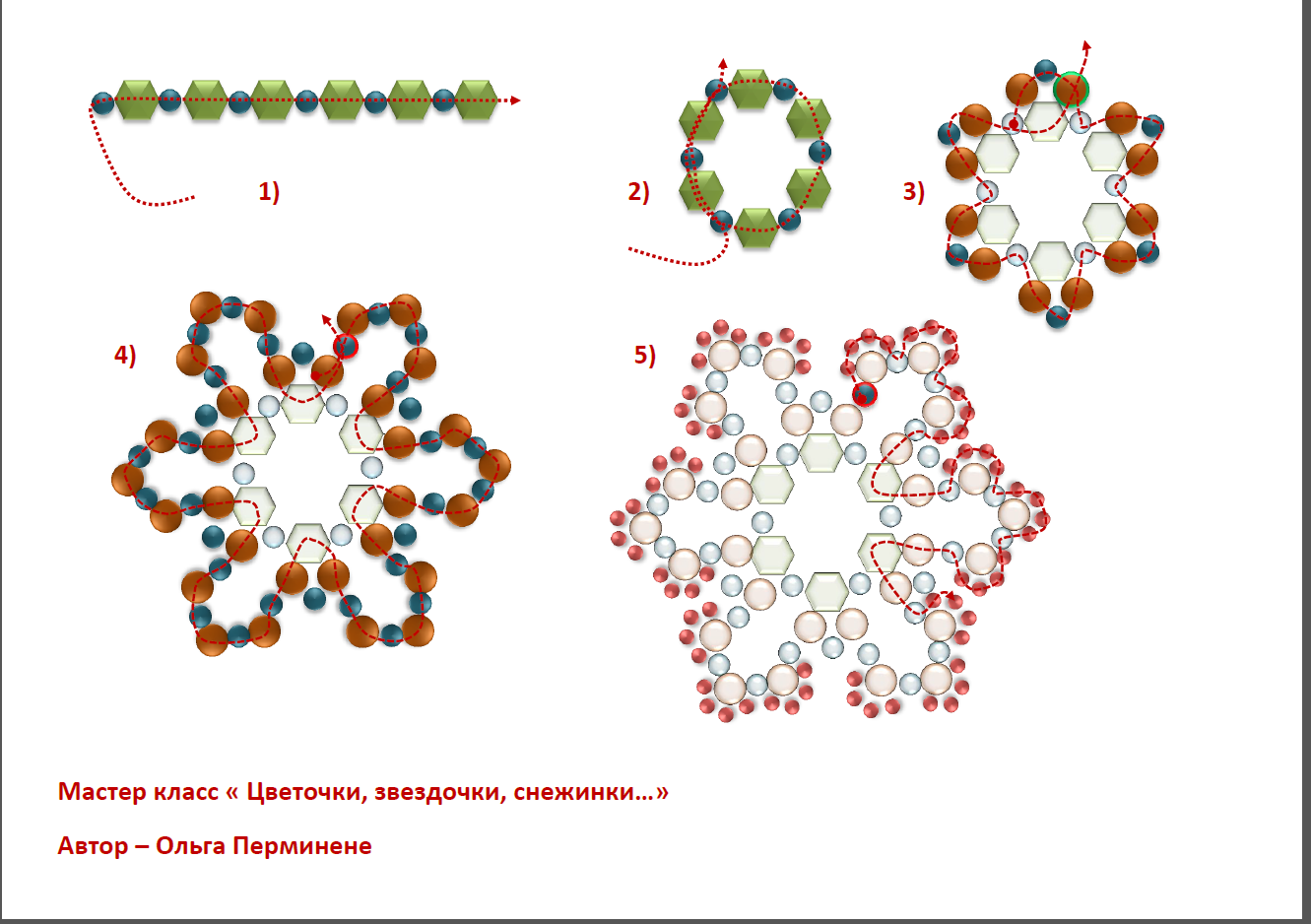 Бисероплетение из стекляруса схема и мастер класс