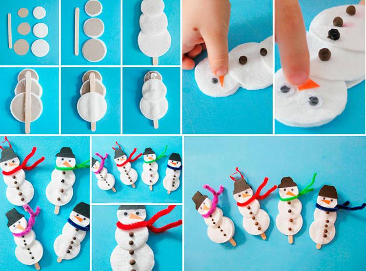 Как сделать снеговика на новый год из подручных средств: идеи, мастер-классы — женские советы