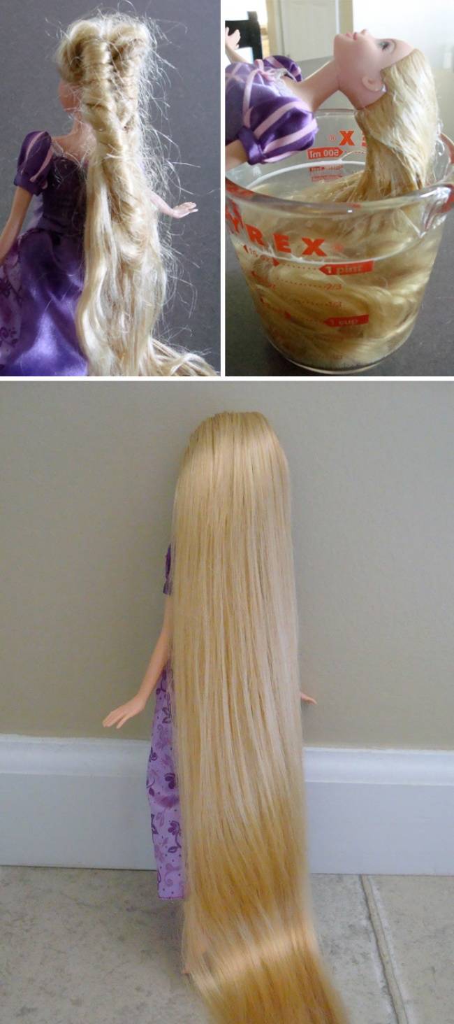Как выпрямлять волосы кукле в домашних условиях? единственный способ, который действительно работает! :: syl.ru