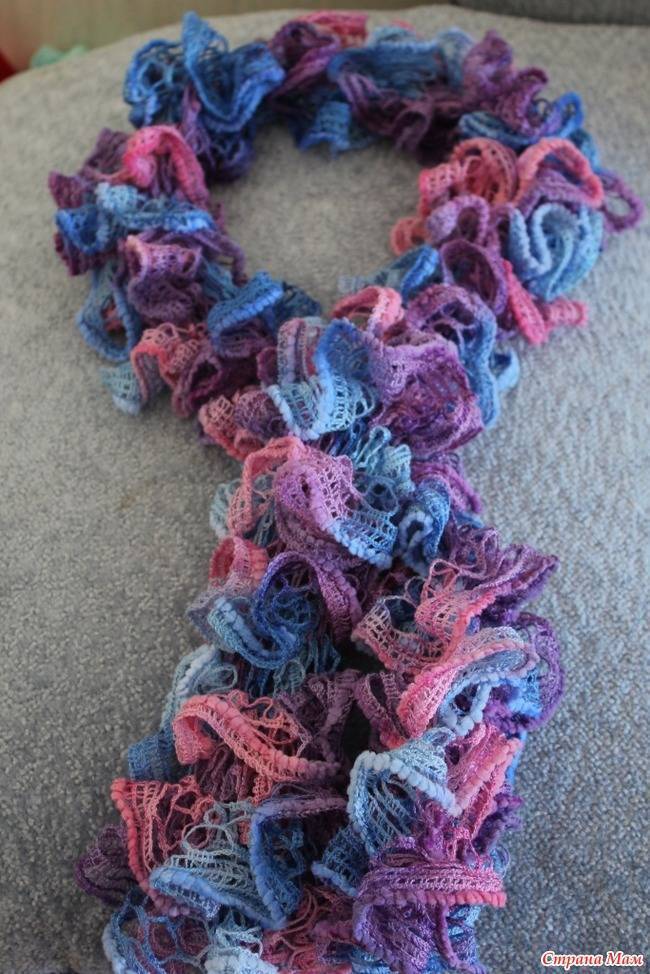 Как связать шарф крючком? видео уроки для начинающих