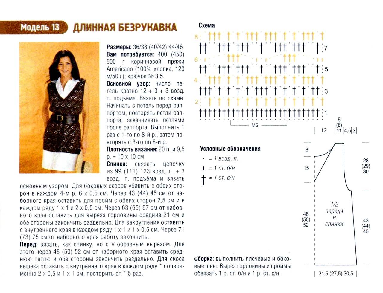 Вязание спицами жилетов и безрукавок для женщин - 47 схемам с описанием