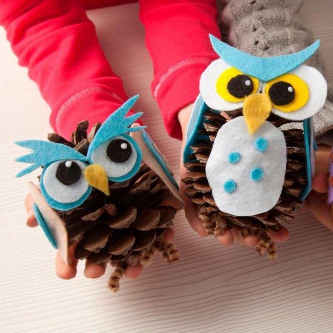 Игрушки из шишек своими руками: 75 фото идей игрушек