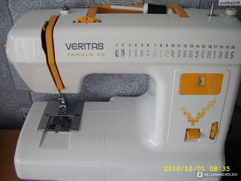 Популярные швейные машины veritas: отзывы и характеристики
