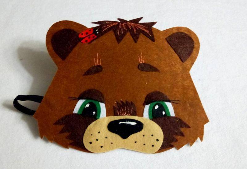 Маска медведя: виды изделий, материалы для работы, как сделать маску мышки на голову своими руками