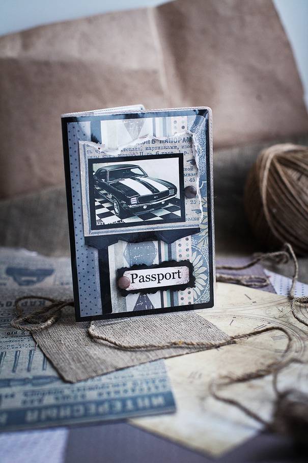 Обложка на паспорт из фетра