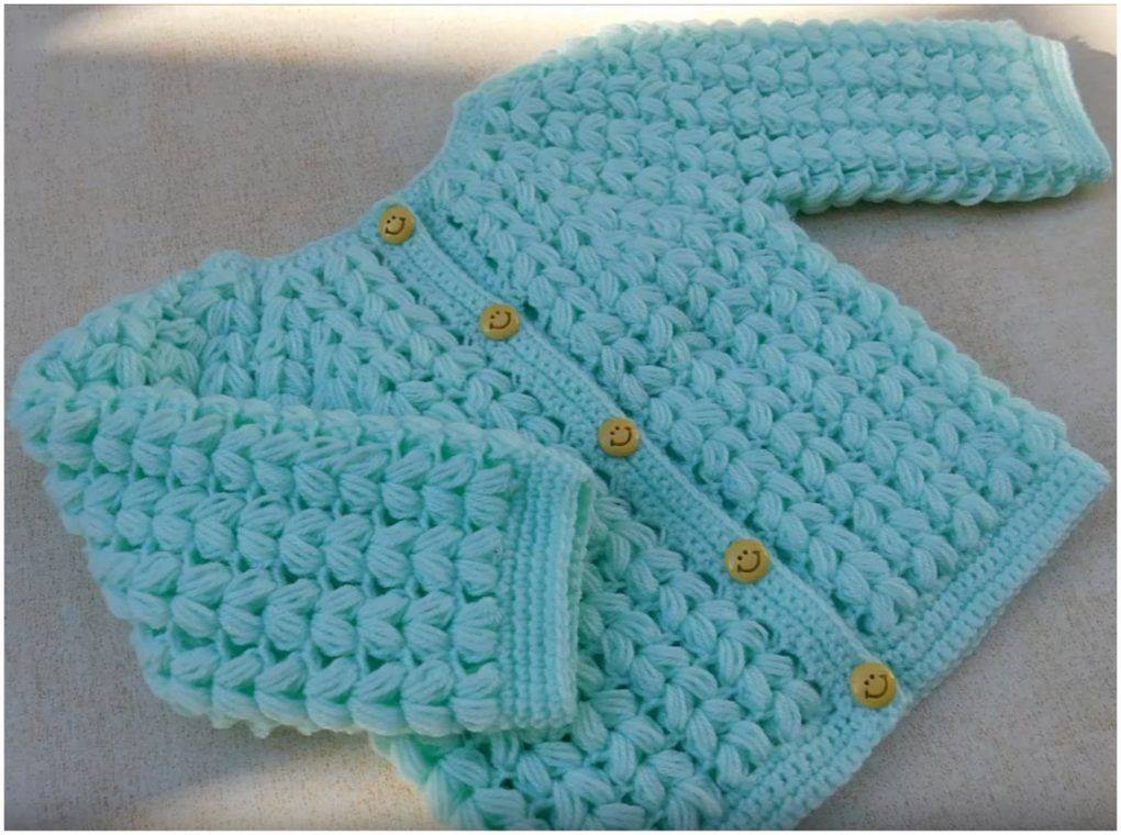 Кофточка для новорожденных крючком, простые схемы вязания одежды для девочек и мальчиков