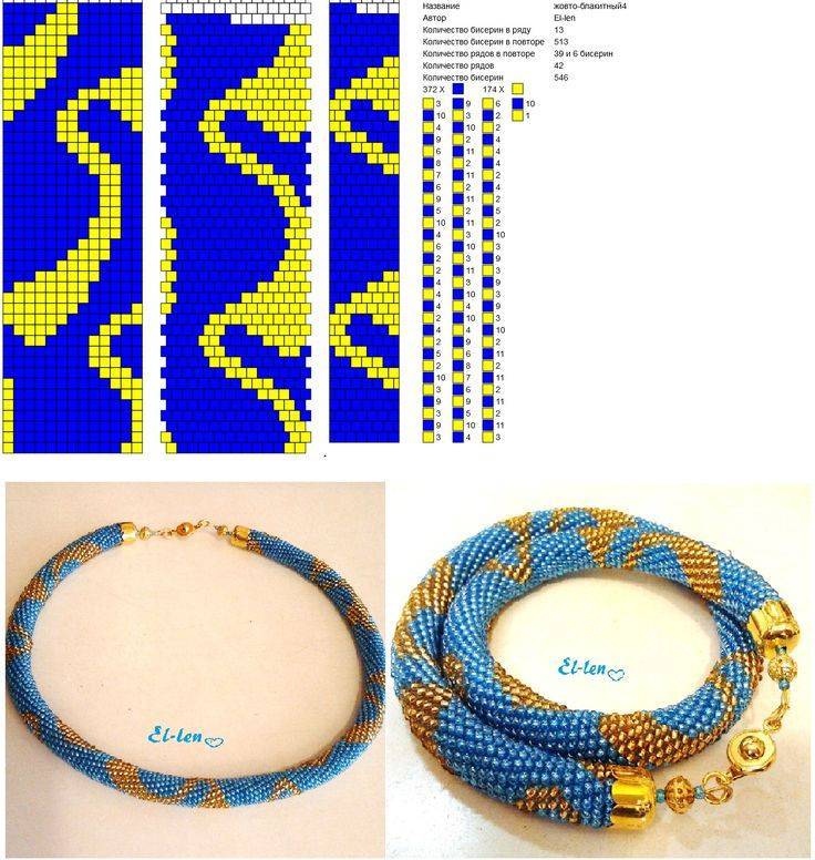 Плетение жгутов и браслетов из бисера при помощи крючка: варианты, материалы, схемы и техника