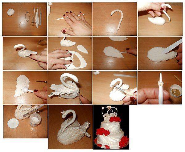 ᐉ как сделать свадебный торт с лебедями и розами: инструкция - ➡ danilov-studio.ru