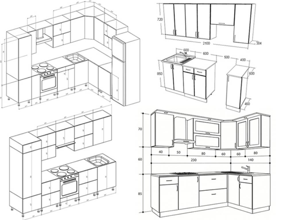 Кухонная мебель своими руками из дерева чертежи и схемы