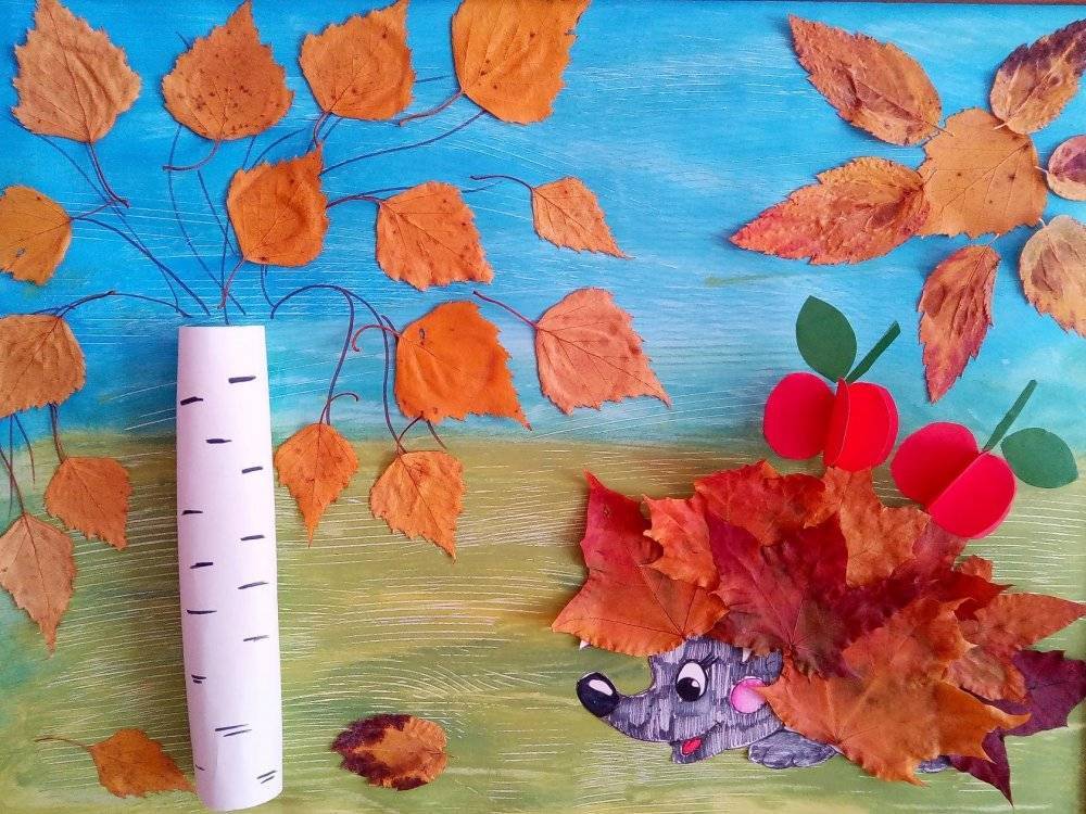 Тема «Осень»: оригинальные аппликации, сделанные в детском саду
