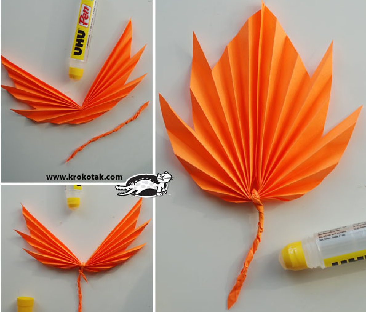 Кленовый лист оригами: пошаговая инструкция по сборке