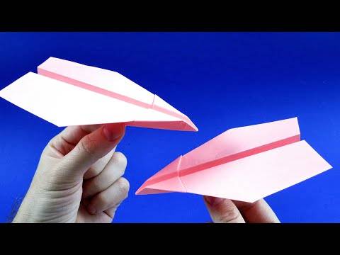 Как сделать самолет из бумаги, который летает 100 метров