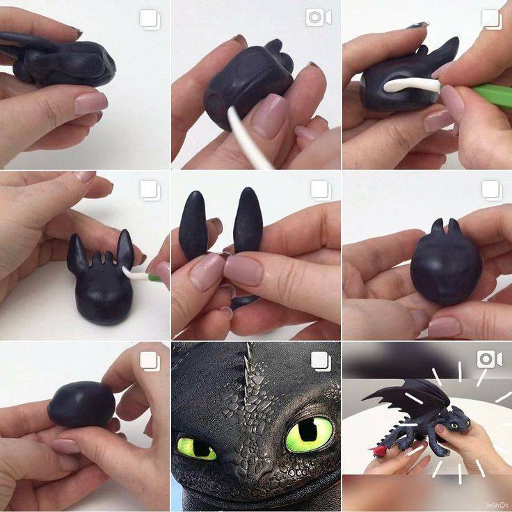 Как сделать дракона из пластилина: инструкция с фото и видео