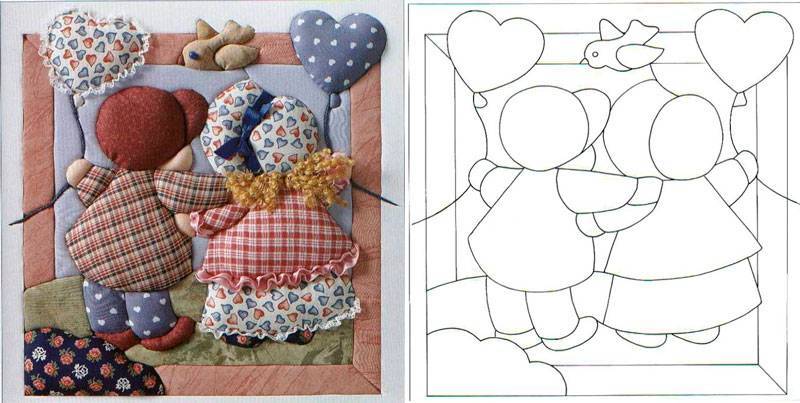 Картины из ткани - пошаговая инструкция для начинающих (80 фото)