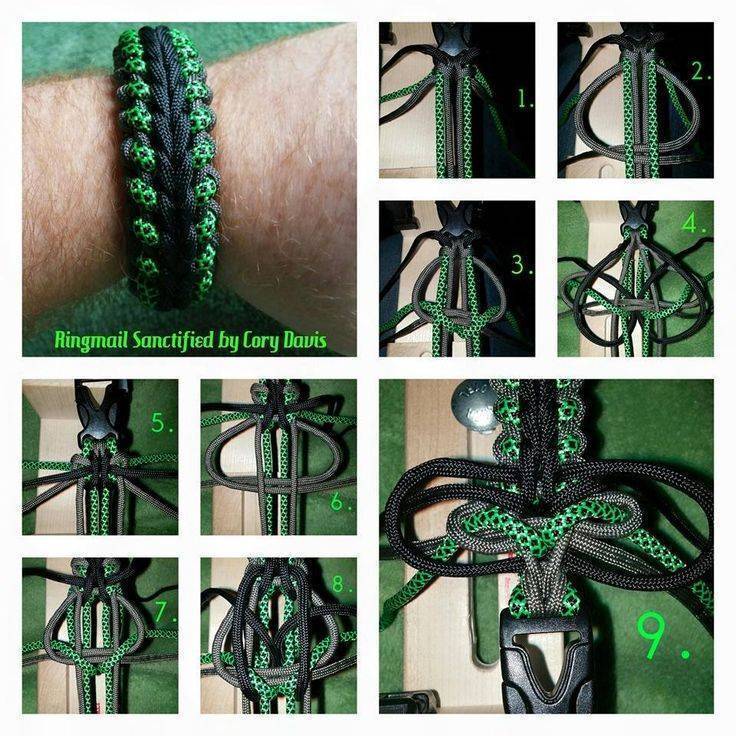 Сплести паракорд. плетение из паракорда: схемы плетения браслетов своими руками с фото