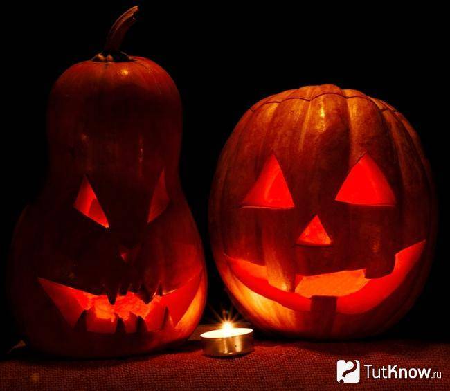 Как сделать фонарь джека из тыквы на хэллоуин своими руками