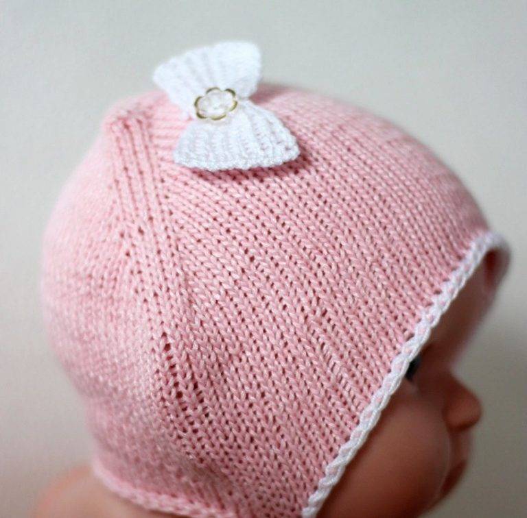 Мастер-классы по вязанию разных моделей шапочек для новорожденных